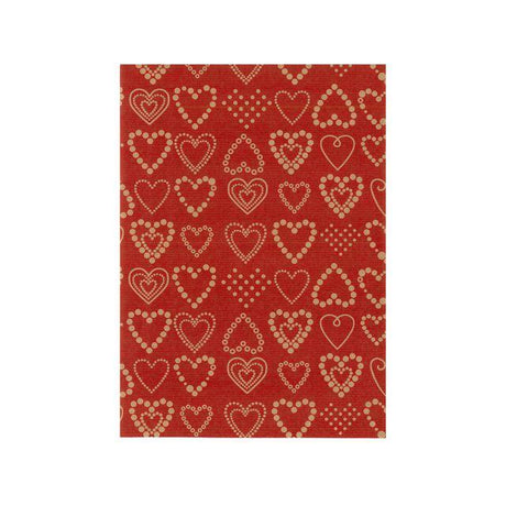 Christmas paper 57cmx154m Dotted hearts