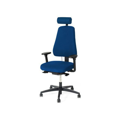 Office chair LD6340 with armrest blue