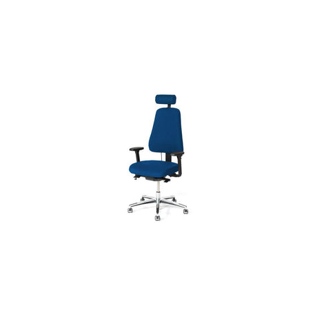 Office chair LD6340Deluxe with swivel arm blue