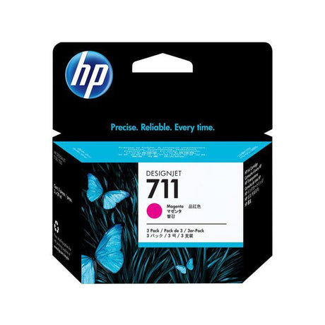Ink cartridge HP CZ135A 711 magenta 3/pack