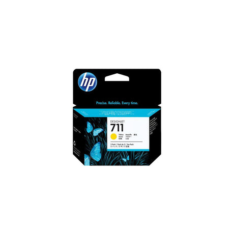 Ink cartridge HP CZ136A 711 yellow 3/pack