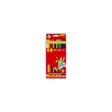 Coloured pencils SENSE eraser top 12 colours