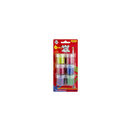 Glitter paint 6/pack