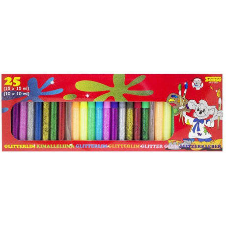 Glitter glue SENSE 25 pcs