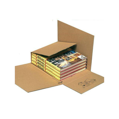 Cover 302x215x10-90mm brown 25/pack