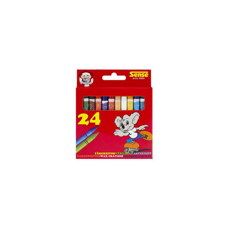 Wax crayon SENSE 24/pack