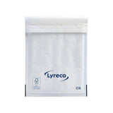 Bubble bag LYRECO 150x210mm white 100/pack