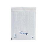 Bubble bag LYRECO 180x260mm white 100/pack