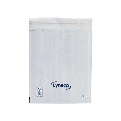 Bubble bag LYRECO 180x260mm white 100/pack
