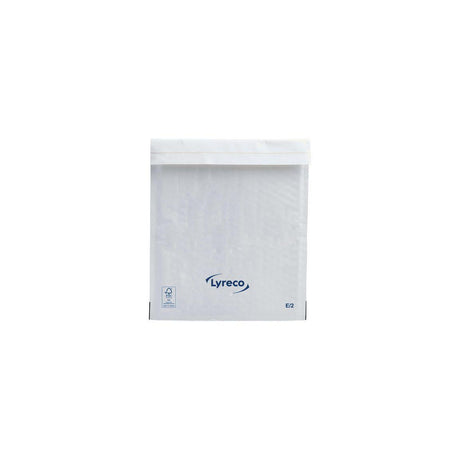 Bubble bag LYRECO 220x260mm white 100/pack