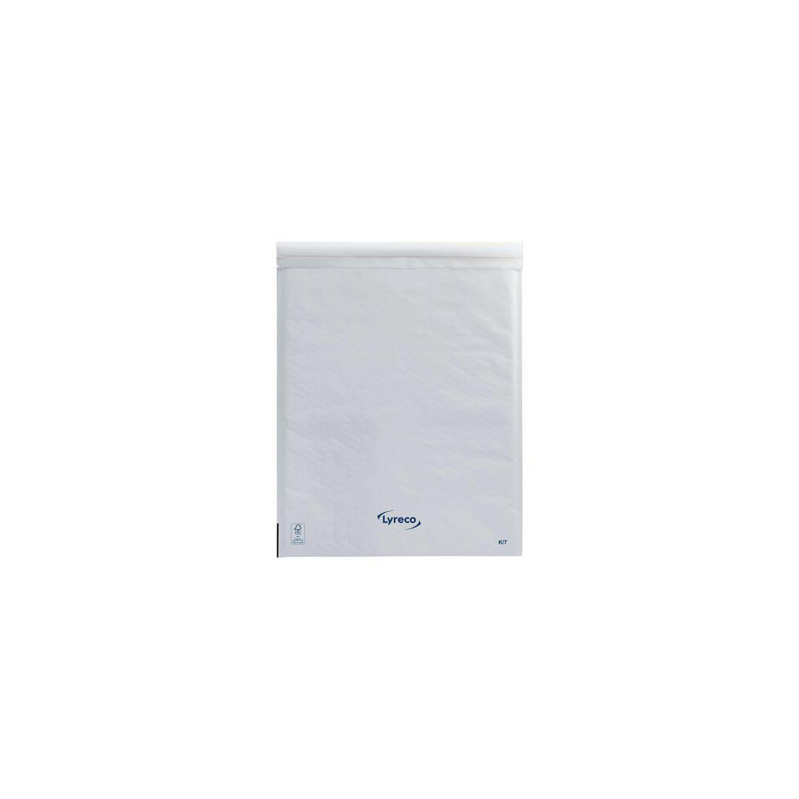 Bubble bag LYRECO 350x470mm white 50/pack