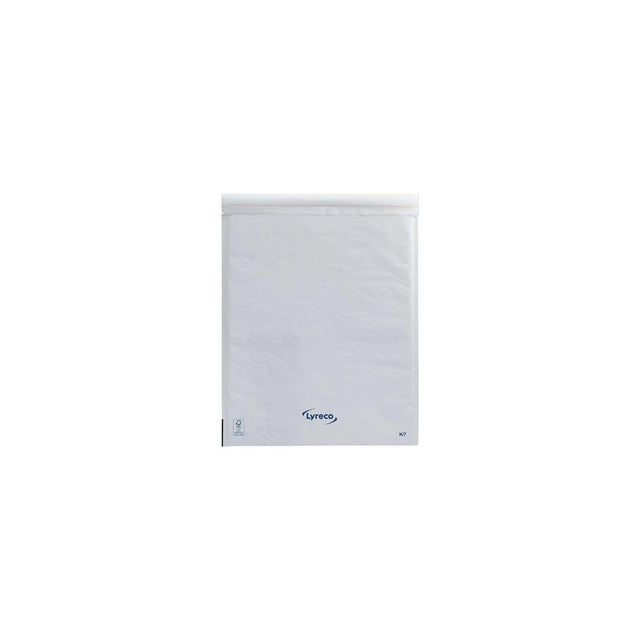 Bubble bag LYRECO 350x470mm white 50/pack