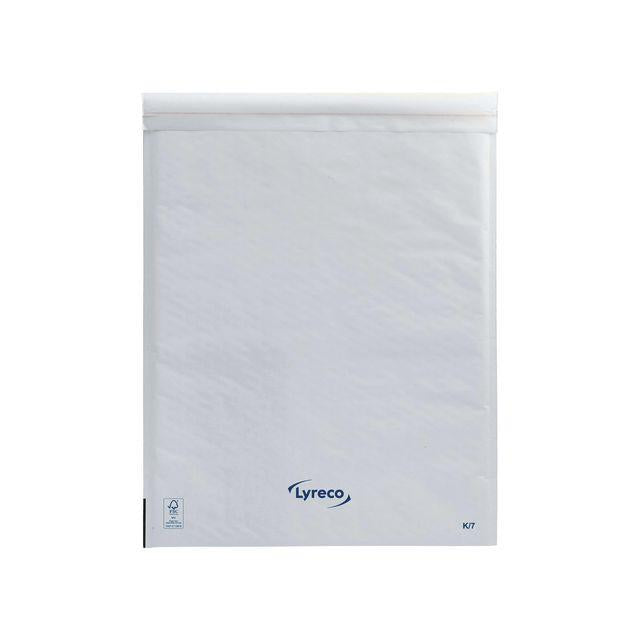 Bubble bag LYRECO 350x470mm white 50/pack