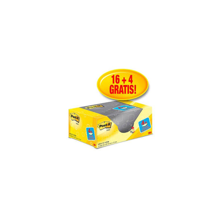 Notes POST-IT Value pack 38x51mm gu 20/pack