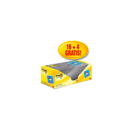 Notes POST-IT Value pack 76x76mm gu 20/pack