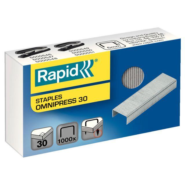 Staples RAPID Omnipress 30 1000/pack