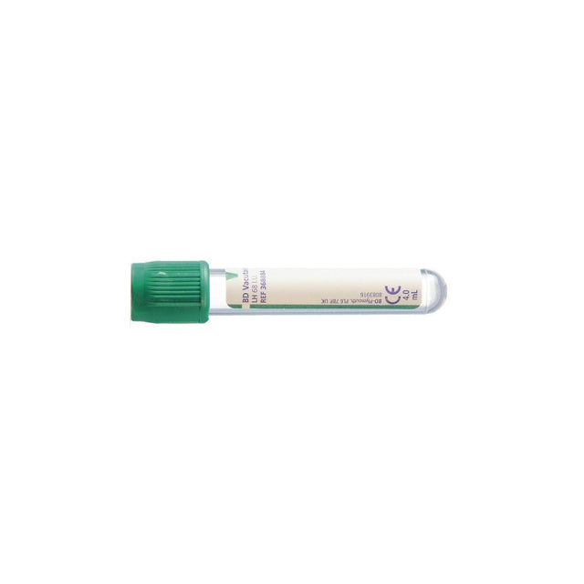 Test tube Green Li-Hep 4/5ml 100/pack