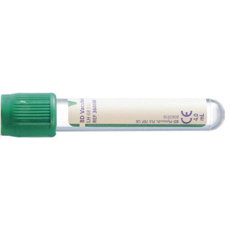 Test tube Green Li-Hep 4/5ml 100/pack