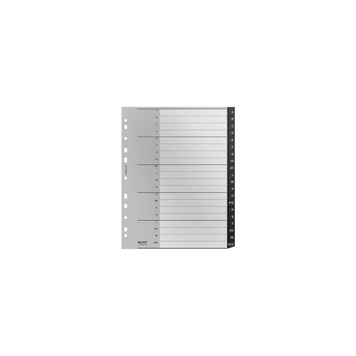 Plastic register LEITZ PP recycle A4 A-Z