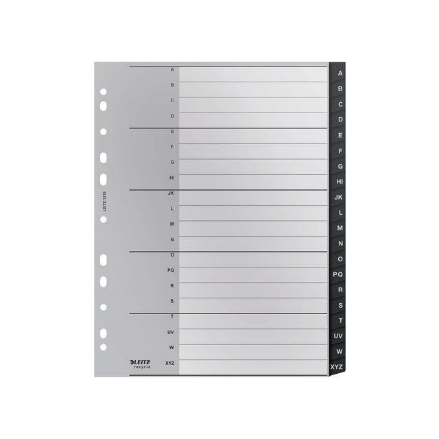 Plastic register LEITZ PP recycle A4 A-Z
