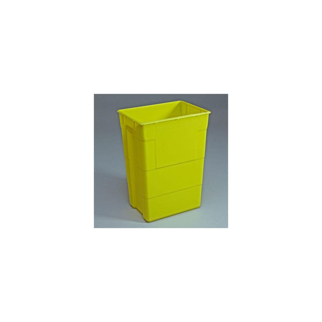 Rice waste container 50l yellow