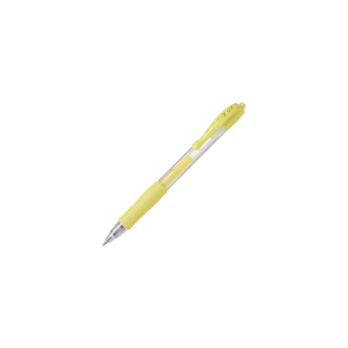 Gel pen PILOT G-2 Pastel 0,7 yellow