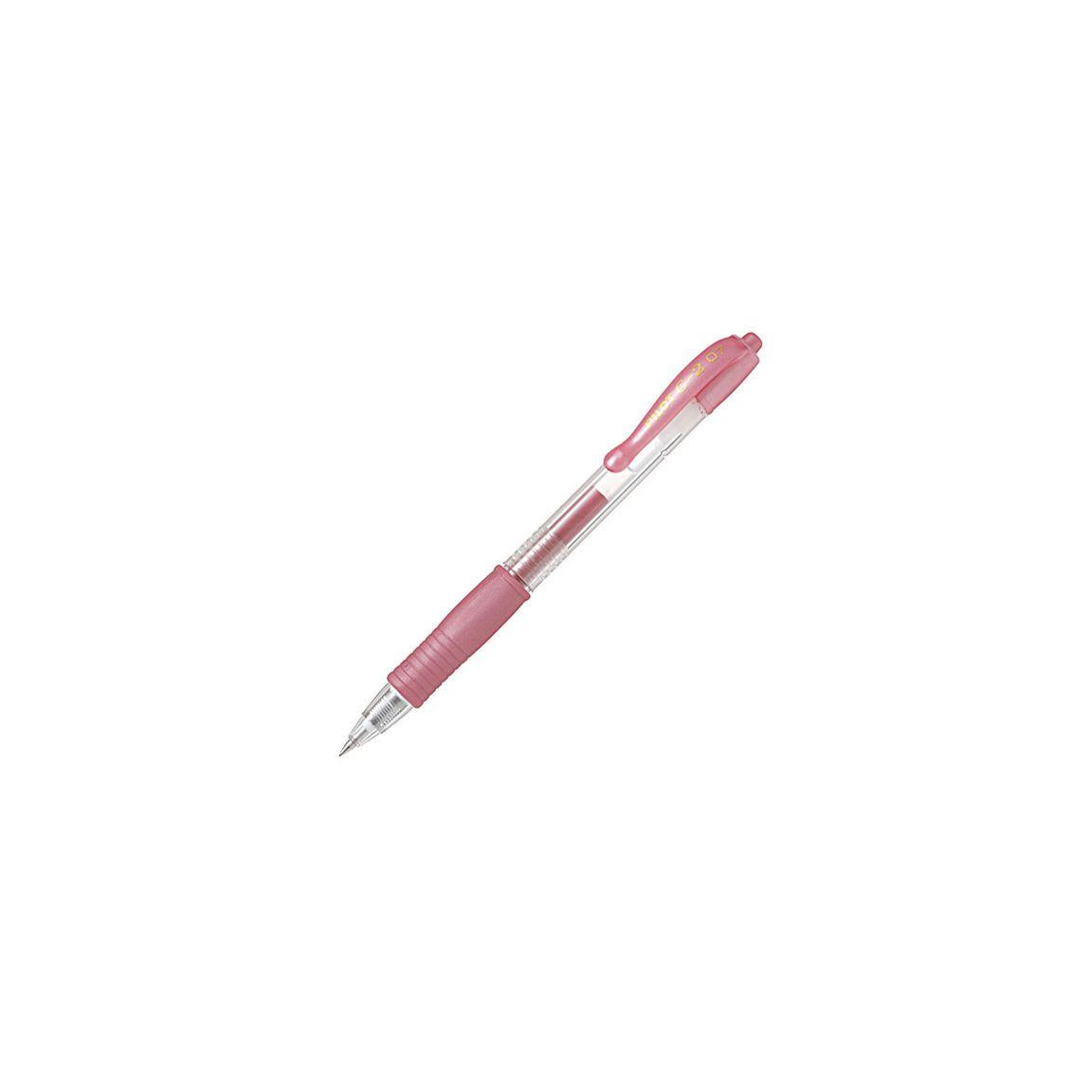 Gel pen PILOT G-2 Metallic 0,7 pink