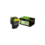 Toner LEXMARK 80C2XYE 4K yellow
