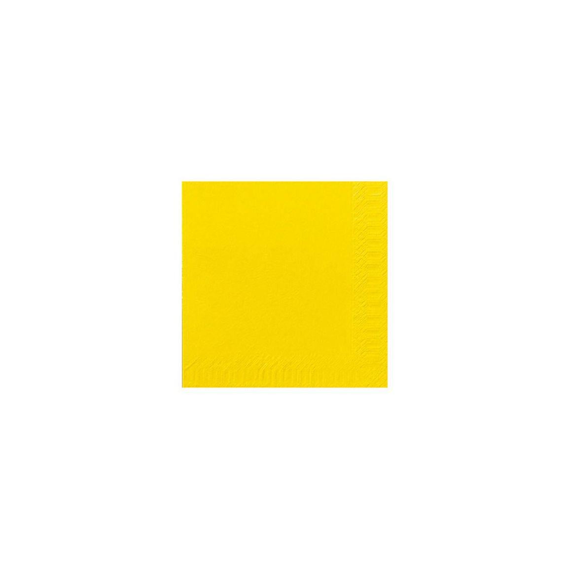 Napkin DUNI 1-ply 33x33cm yellow 500/pack