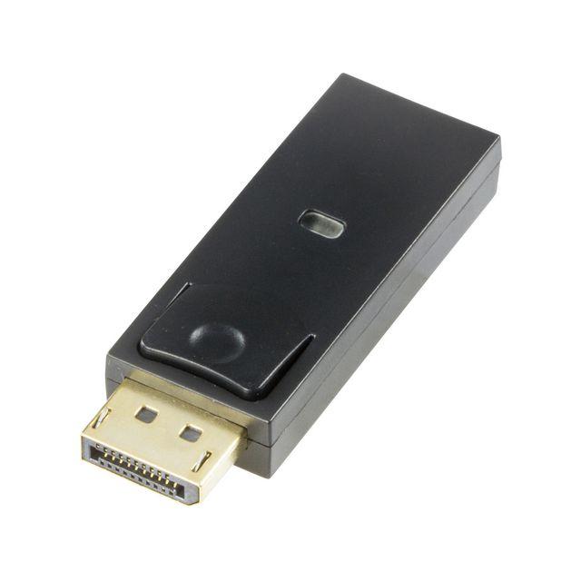 Adapter DELTACO DP-HDMI female black