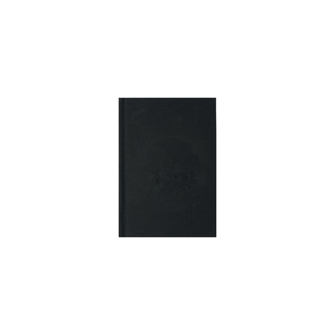 Notebook linen textile line A5 black
