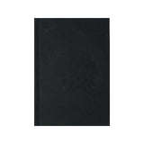 Notebook linen textile line A5 black