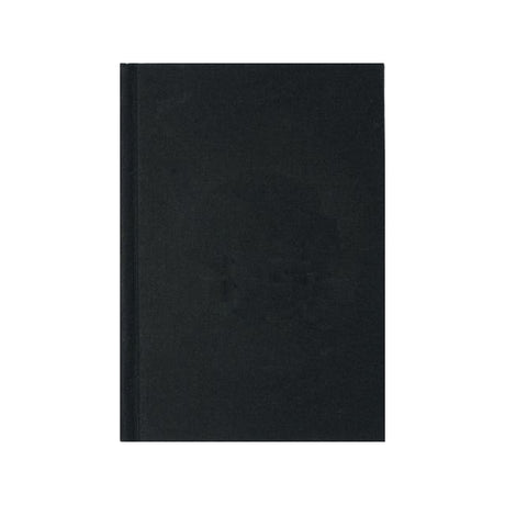 Notebook linen textile line A5 black