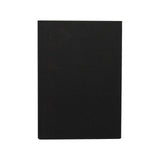 Ant.bok BURDE A4 Linen textile olinj black