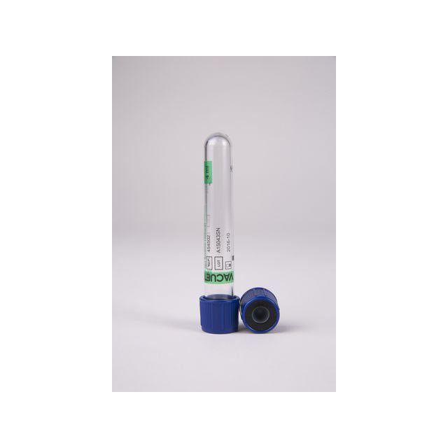 Test tube VACUETTE Blue Na-Hep 5/4ml 50/pack