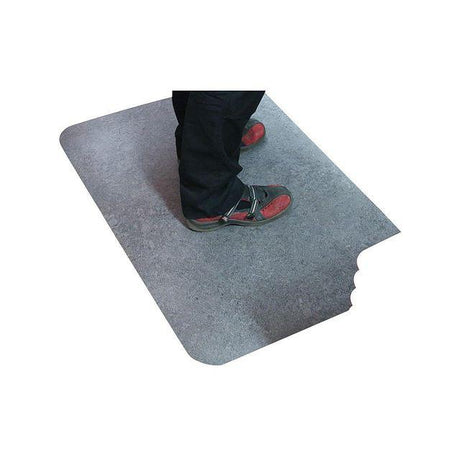 Yoga Step workplace mat 61x91cm grey