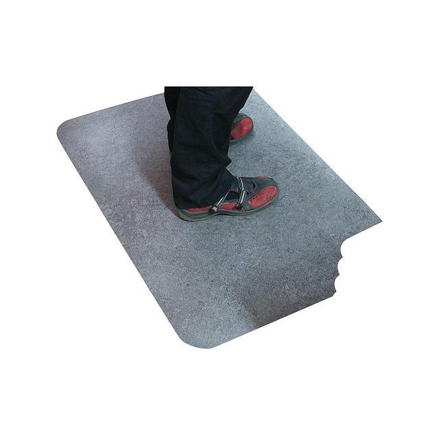 Yoga Step workplace mat 61x91cm grey