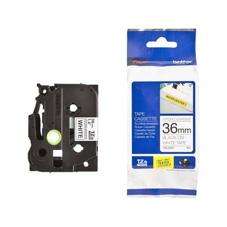 Tape BROTHER TZES261 36mm black/white