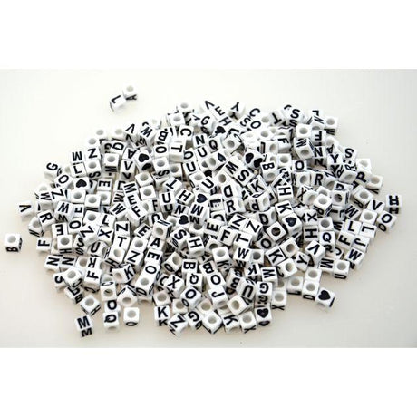 Letter beads 300/pack