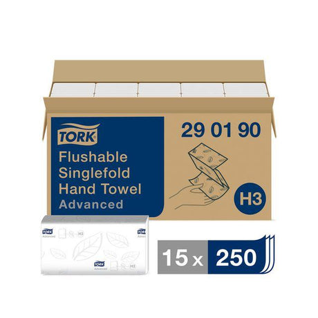 Towel TORK Adv H3 2-ply coil 3750/pack