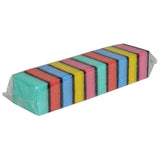 Cleaning sponge 9x6cm 10/pack multicoloured