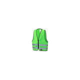 Reflective vest with zip Child-S green