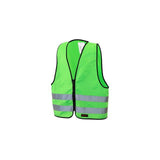 Reflective vest with zip Child-S green