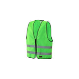 Reflective vest with zip Adult-L green