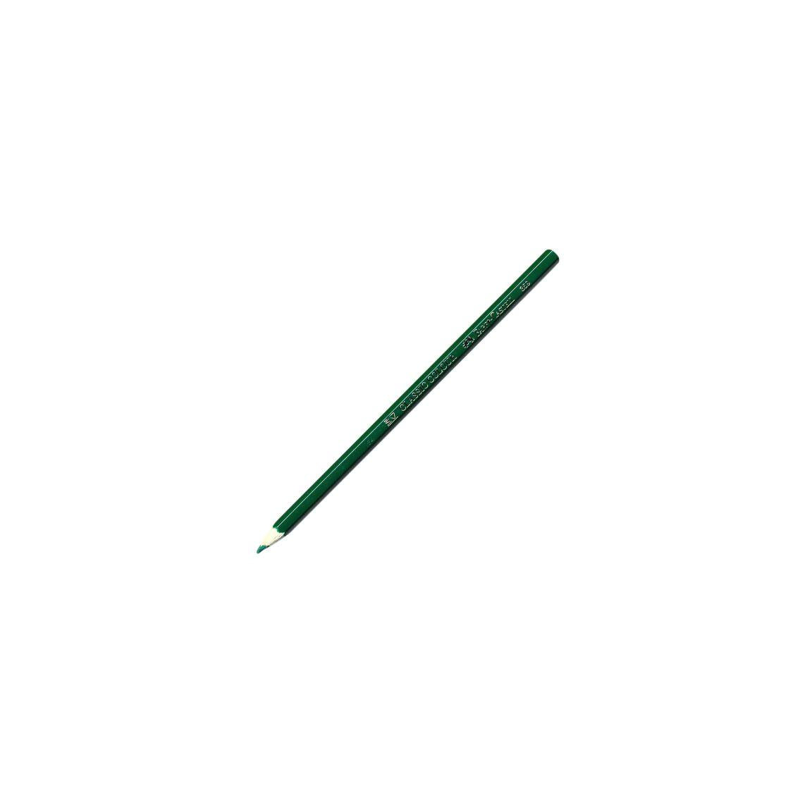 FABER-CASTELL coloured pencil dark green 12/pack