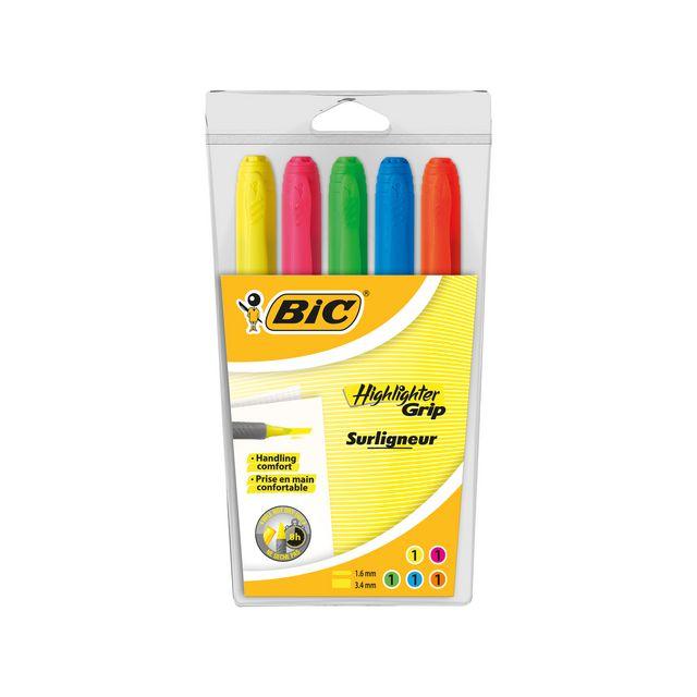 Highlighter BIC Grip 5/pack