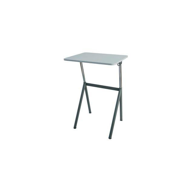 StandUp Student desk 70x60cm laminate Light grey