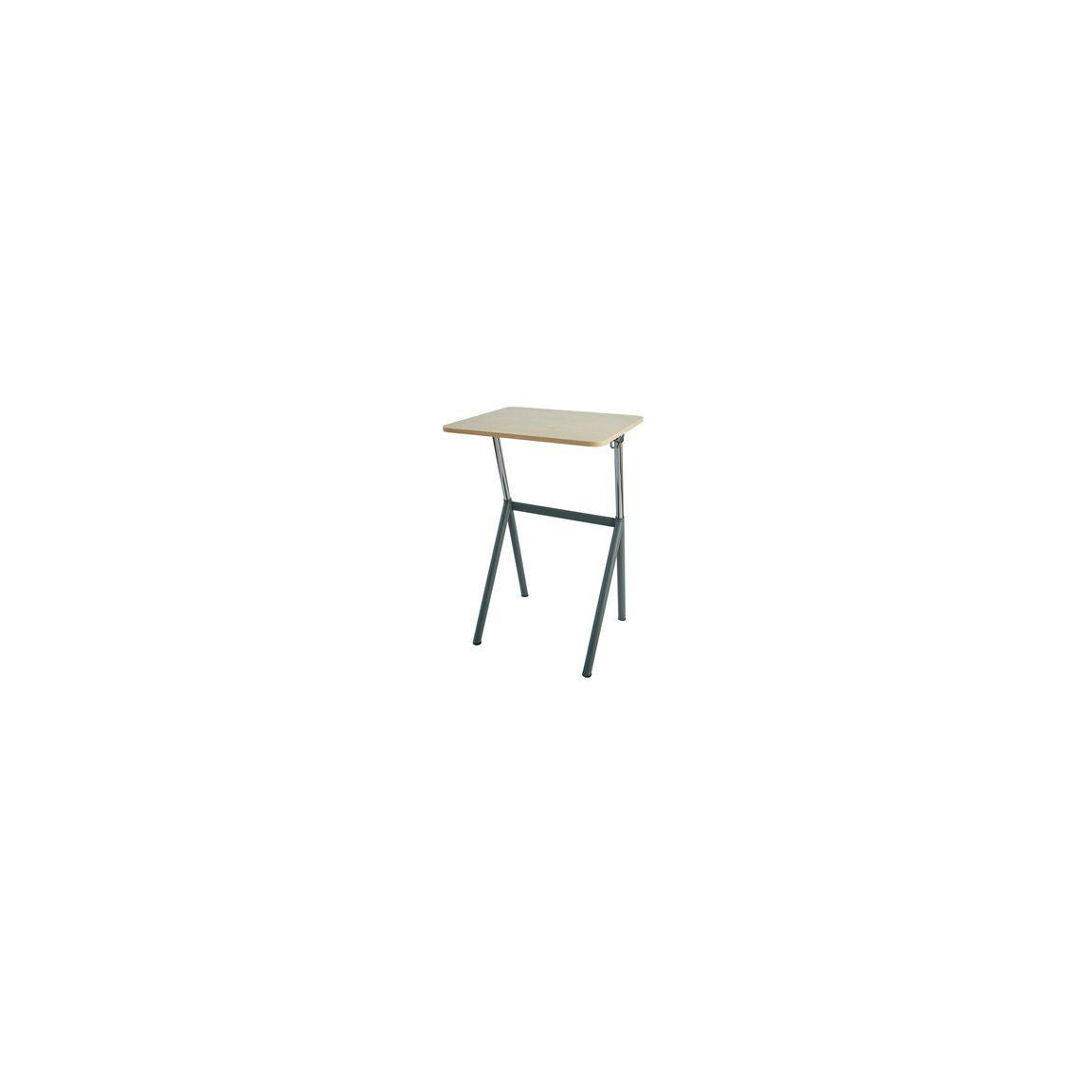 StandUp Student desk 70x60cm laminate Birch