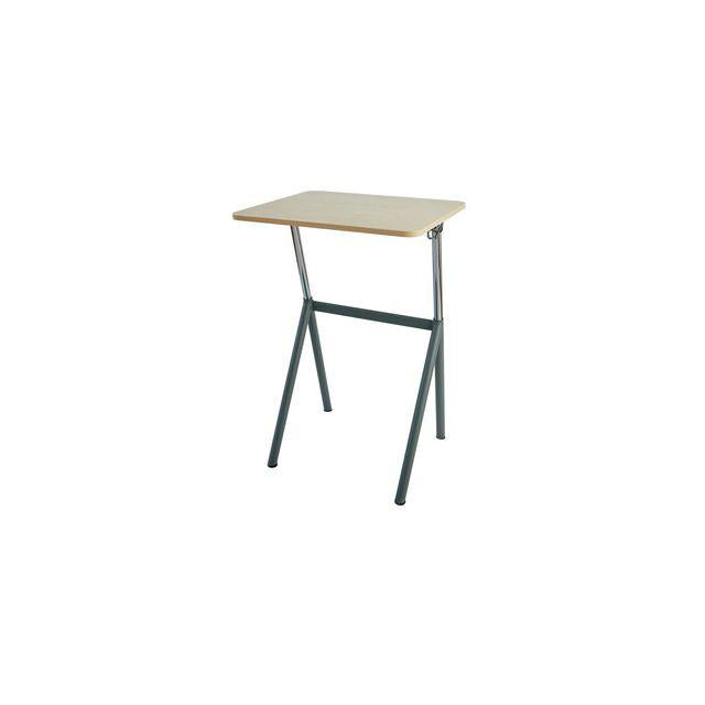 StandUp Student desk 70x60cm laminate Birch