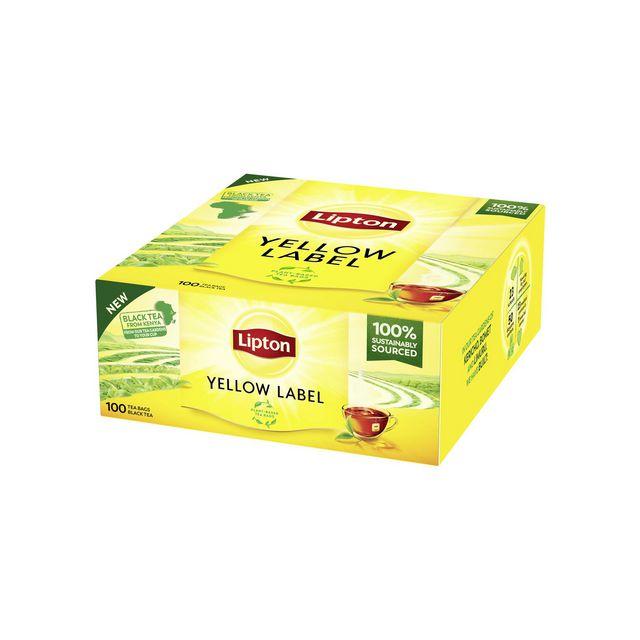 Tea LIPTON bag Yellow Label 100/pack